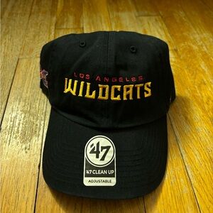 M47 LA Los Angeles Wildcats XFL Football Adjustable Hat Cap Black